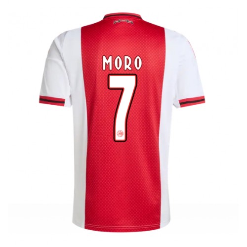 Ajax Raul Moro #7 Prima Maglia 2025-26 Manica Corta Ajax Raul Moro #7 Prima Maglia 2025-26 Manica Corta
